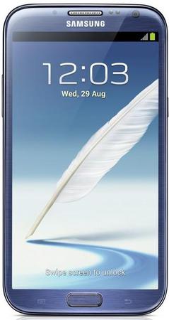 Смартфон Samsung Galaxy Note 2 GT-N7100 Blue - Заводоуковск