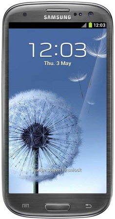 Смартфон Samsung Galaxy S3 GT-I9300 16Gb Titanium grey - Заводоуковск